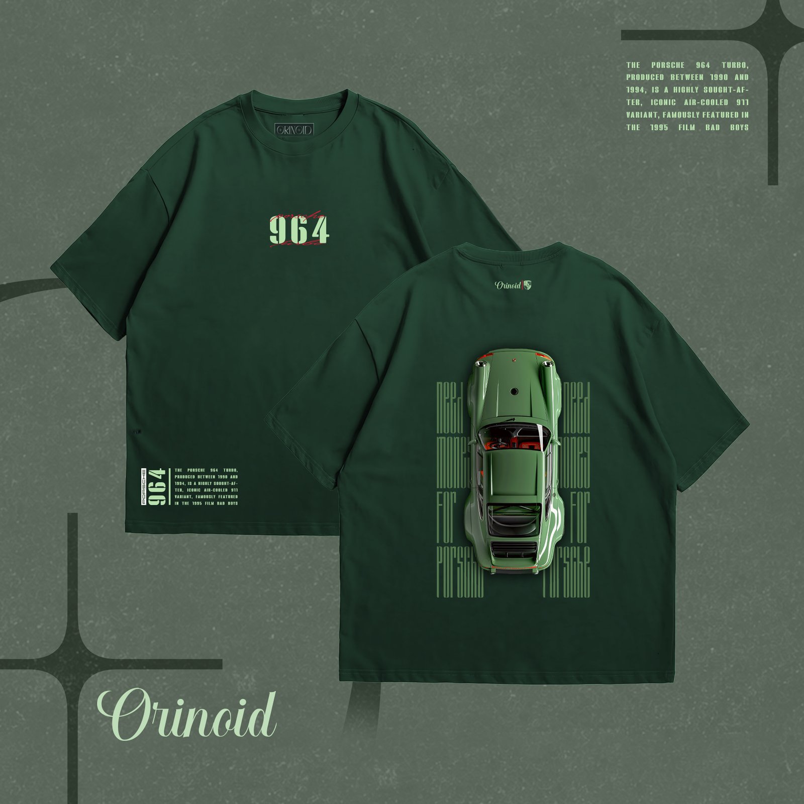 Porsche 964 Oak Green